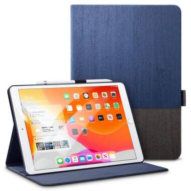 Etui do iPad 10.2 ESR SIMPLICITY PENCIL - niebieskie 