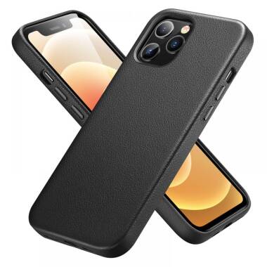 Etui do iPhone 12/12 Pro ESR Metro Leather - czarne