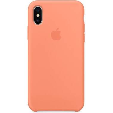 Etui do iPhone X/XS  Apple Silicone Case - brzoskwiniowe