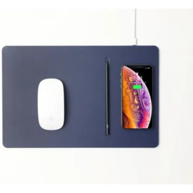 Podkładka pod mysz Pout Wireless Charging Mouse Pad Blue - niebieska