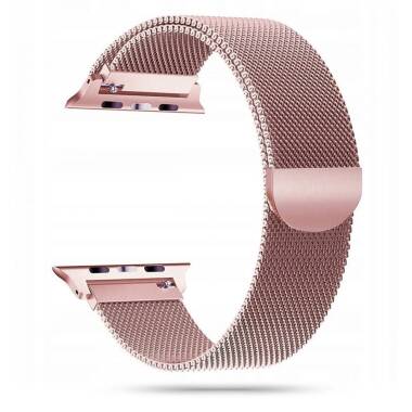 Branzoleta mediolańska do Apple Watch 42/44/45/49 mm Tech-Protect - różowe złoto