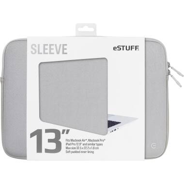 Etui do MacBook Pro 13 eSTUFF Sleeve - szare 