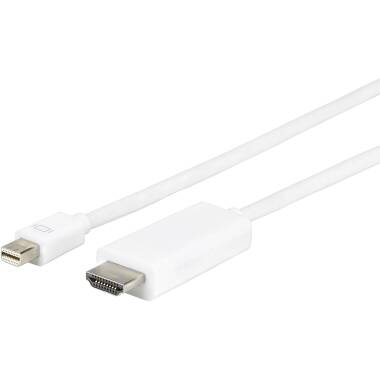 Kabel Mini DisplayPort do HDMI eSTUFF - biały