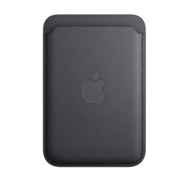 Portfel Apple z tkaniny FineWoven z MagSafe do iPhonea Find My - czarny