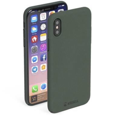 Etui do iPhone X Krusell Sandby Cover -  zielone