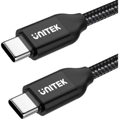 Kabel Unitek USB-C 2m 100W Charging Data czarny 