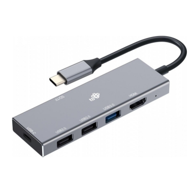 Przejściówka TB USB-C HUB 7w1 HDMI, USBx3, USB-C, SD/TF