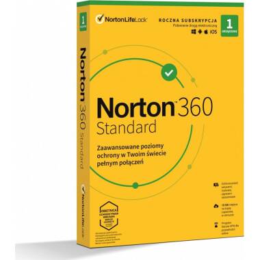 Program antywirusowy Norton Security Standard 360 1 rok 1 użytkownik 