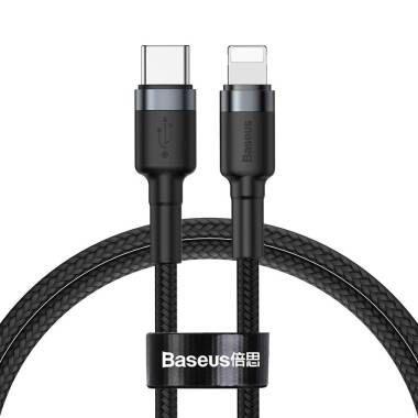 Kabel USB-C/Lightning 100cm Baseus - czarny 