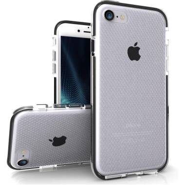 Etui do iPhone 7 Zizo Pulse - czarne/przeźroczyste