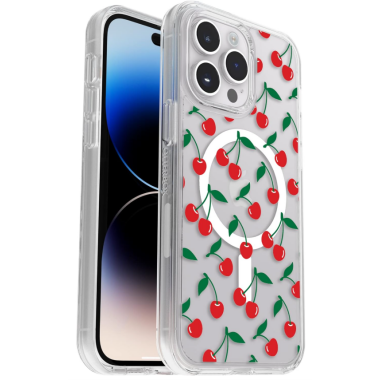 Etui do iPhone 14 Pro Max OtterBox Symmetre+ przezroczyste Cherry on top