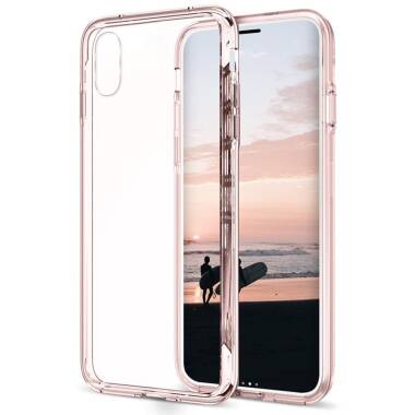 Etui do iPhone X/Xs Zizo PC+TPU Case -  różowe