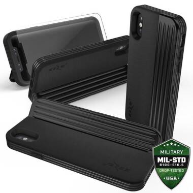 Etui do iPhone X/Xs Zizo Retro Series -  czarne