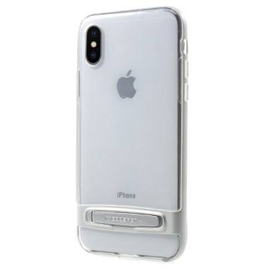 Etui do iPhone X Mercury Dream Bumper - srebrne