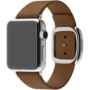 Pasek do Apple Watch 38/40mm Apple Modern Buckle (S) - brązowy