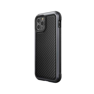 Etui do iPhone 12/12 Pro X-Doria Raptic Lux Carbon Fiber czarne 