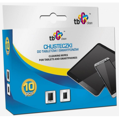 Chusteczni do tabletów i smartphonów TB Clean 10 szt.