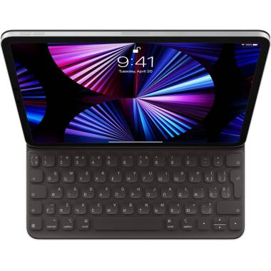 Klawiatura Apple Smart Keyboard Folio do iPada Pro 11 (1 do 4 generacja) Ukrainian - czarna