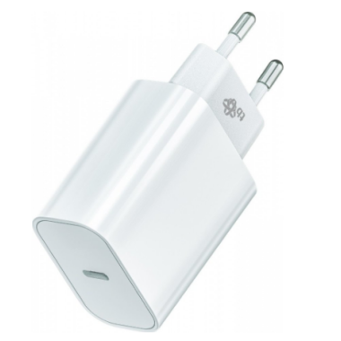 Ładowarka sieciowa TB USB C 20W Power Delivery biała