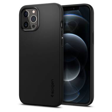 Etui do iPhone 12 Pro Max Spigen Thin Fit - czarne