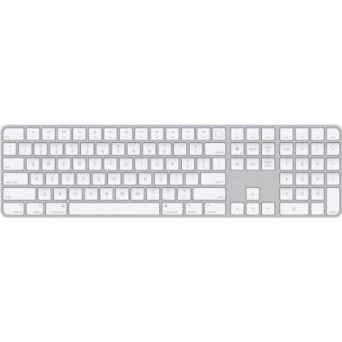 Klawiatura Apple Magic Keyboard z Touch ID Bezprzewodowa Biało-srebrna US