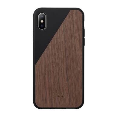 Etui do iPhone X/Xs Native Union Clic Wooden - czarne