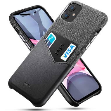 Etui do iPhone 11 ESR Metro Wallet-czarne