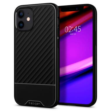 Etui do iPhone 12 Mini SPIGEN Core Armor - czarne