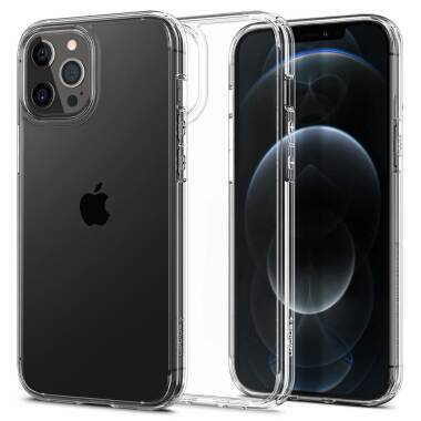 Etui do iPhone 12/12 Pro Spigen Ultra Hybrid - przezroczyste 