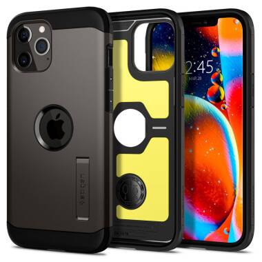 Etui do iPhone 12/12 PRO Spigen Touch Armor Gunmetal - szary 