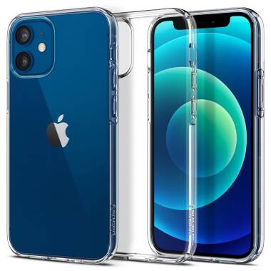 Etui do iPhone 12 mini Spigen Liquid Crystal - przezroczyste 