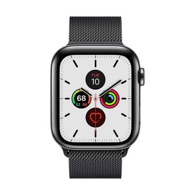 Pasek ze stali nierdzewnej do Apple Watch 42/44/45/49 mm Crong Milano Steel - czarny