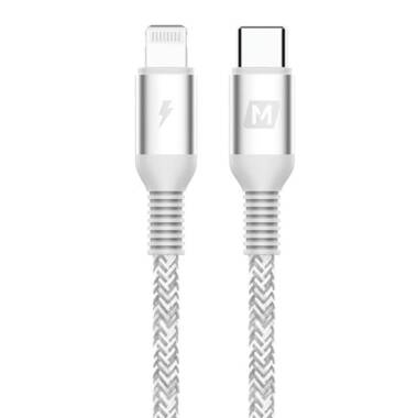 Kabel do iPhone/iPad USB-C/Lightning Momax Elite Link 1.2m - srebrny