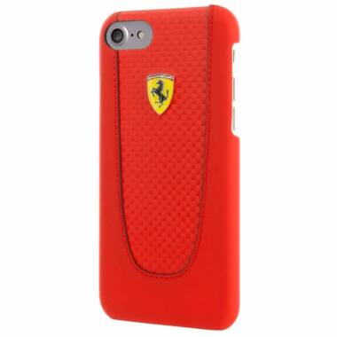 Etui iPhone 7/8/SE 2020 Ferrari Pit Stop Red Trim - czerwone 