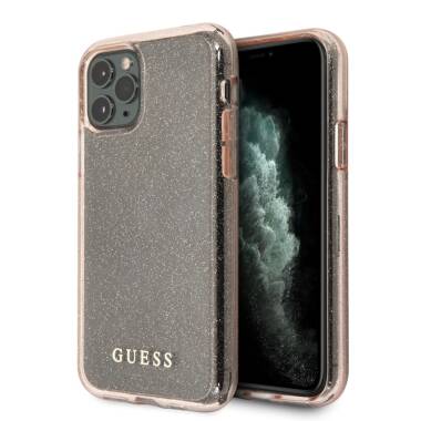 Etui do iPhone 11 Pro  Guess Glitter - przezroczyste 