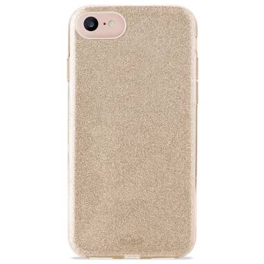 Etui do iPhone 6/6s/7/8/SE 2020 PURO Glitter Shine Cover - złote 