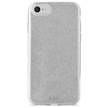 Etui do iPhone 6/6s/7/8/SE 2020 PURO Glitter Shine Cover - srebrne