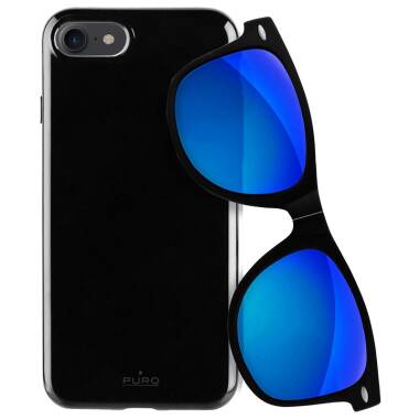 Etui do iPhone 7/8/SE 2020 PURO Sunny Kit - czarne