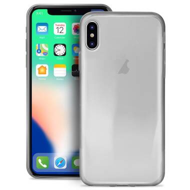 Etui do iPhone X PURO 0.3 Nude - przezroczysty