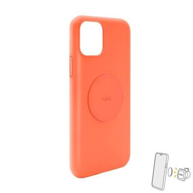 Etui magnetyczne do iPhone 11 Puro ICON + Cover - pomarańczowe