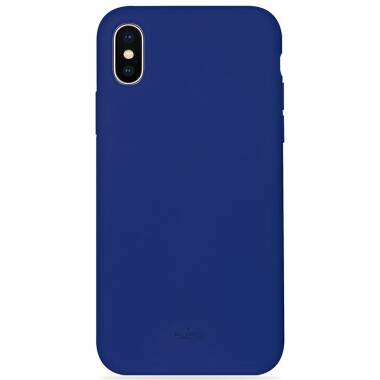 Etui do iPhone Xs Max Puro Icon Cover - granatowe