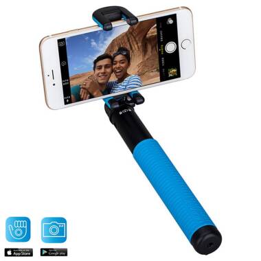 Selfie Stick Momax Hero BT 100cm - niebieski