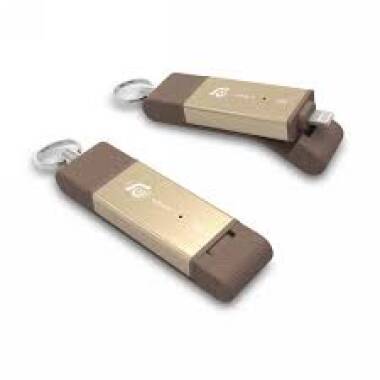 Pamięć przenośna do iPhone/iPad Adam Elements iKlips DUO flash disk - złota