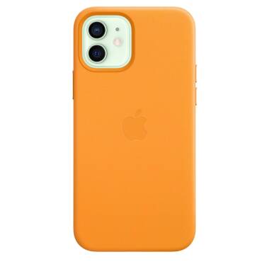 Etui do iPhone 12/12 Pro Apple Leather Case z MagSafe - kalifornijski mak