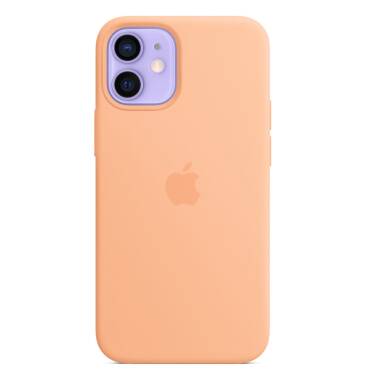 Etui do iPhone 12 mini Apple Silicone Case z MagSafe - cantaloupe 
