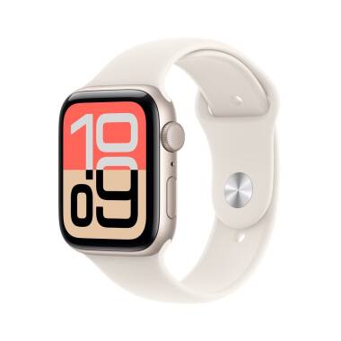 Apple Watch SE 3 44mm Aluminium w kolorze Księżycowej poświaty z Paskiem sportowym w kolorze Księżycowej poświaty - S/M MEHG4MP/ARzeszów Warszawa