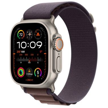 Apple Watch Ultra 2 49mm + Cellular tytan z opaską Alpine w kolorze indygo - Large