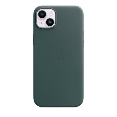Etui do iPhone 14 Plus Apple Leather Case - leśna zieleń
