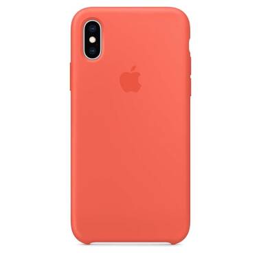 Etui do iPhone X/Xs Apple Silicone - nektarynka 