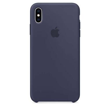 Etui do iPhone Xs Max Apple Silicone - nocny błekit